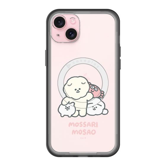 Slim Protection Premium Case with MagSafe［ Mossari Mosao - Everyone Together - Clear ］