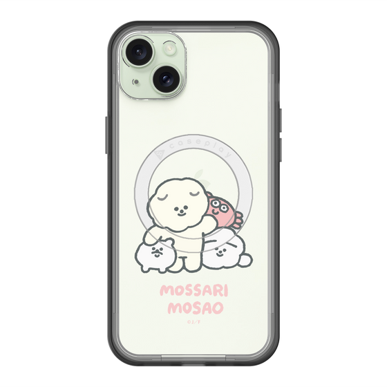 Slim Protection Premium Case with MagSafe［ Mossari Mosao - Everyone Together - Clear ］