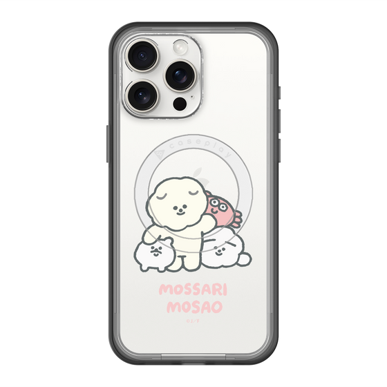 Slim Protection Premium Case with MagSafe［ Mossari Mosao - Everyone Together - Clear ］