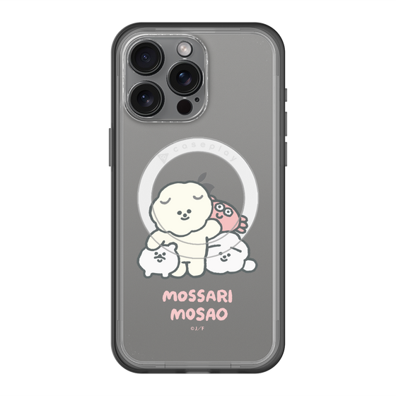 Slim Protection Premium Case with MagSafe［ Mossari Mosao - Everyone Together - Clear ］
