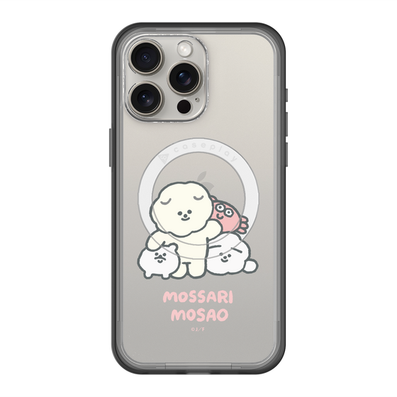 Slim Protection Premium Case with MagSafe［ Mossari Mosao - Everyone Together - Clear ］