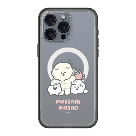 Slim Protection Premium Case with MagSafe［ Mossari Mosao - Everyone Together - Clear ］