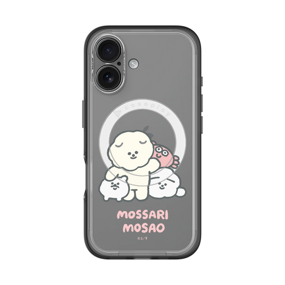 Slim Protection Premium Case with MagSafe［ Mossari Mosao - Everyone Together - Clear ］
