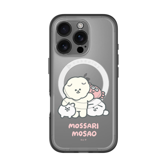 Slim Protection Premium Case with MagSafe［ Mossari Mosao - Everyone Together - Clear ］