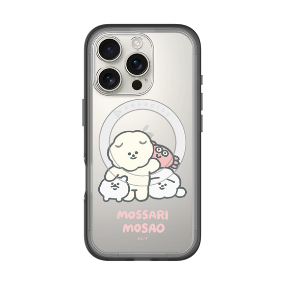 Slim Protection Premium Case with MagSafe［ Mossari Mosao - Everyone Together - Clear ］