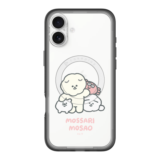 Slim Protection Premium Case with MagSafe［ Mossari Mosao - Everyone Together - Clear ］