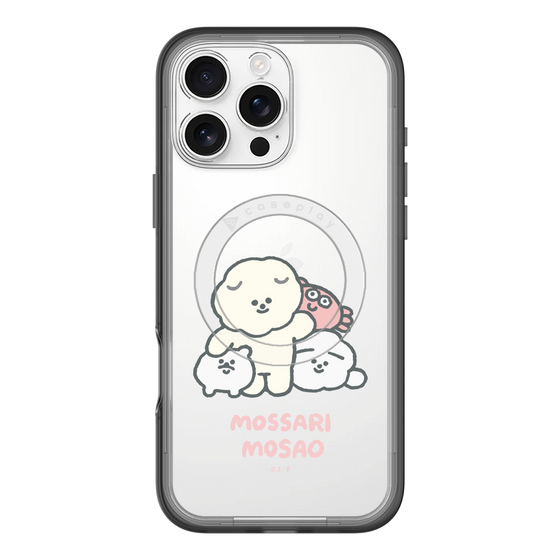 Slim Protection Premium Case with MagSafe［ Mossari Mosao - Everyone Together - Clear ］