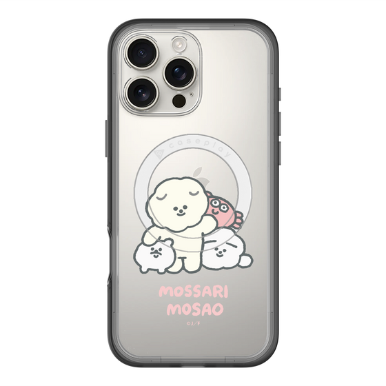 Slim Protection Premium Case with MagSafe［ Mossari Mosao - Everyone Together - Clear ］