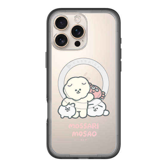 Slim Protection Premium Case with MagSafe［ Mossari Mosao - Everyone Together - Clear ］