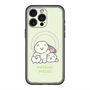 Slim Protection Premium Case with MagSafe［ Mossari Mosao - Everyone Together - Green ］