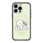 Slim Protection Premium Case with MagSafe［ Mossari Mosao - Everyone Together - Green ］