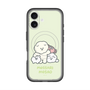 Slim Protection Premium Case with MagSafe［ Mossari Mosao - Everyone Together - Green ］