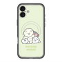 Slim Protection Premium Case with MagSafe［ Mossari Mosao - Everyone Together - Green ］