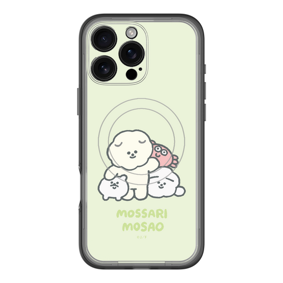 Slim Protection Premium Case with MagSafe［ Mossari Mosao - Everyone Together - Green ］