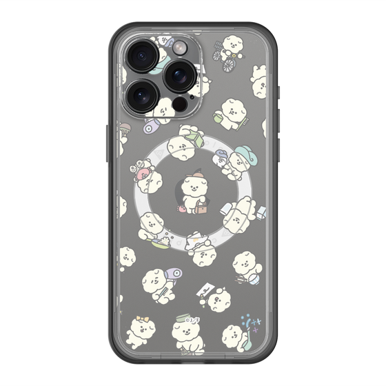 Slim Protection Premium Case with MagSafe［ Mossari Mosao - Lots of Mosao - Clear ］