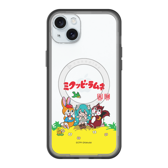Slim Protection Premium Case with MagSafe［ Hatsune Miku × Kuppy Ramune – Package – Clear ］