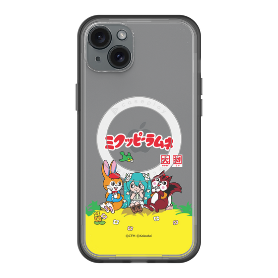 Slim Protection Premium Case with MagSafe［ Hatsune Miku × Kuppy Ramune – Package – Clear ］