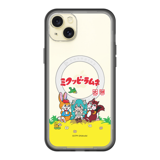 Slim Protection Premium Case with MagSafe［ Hatsune Miku × Kuppy Ramune – Package – Clear ］