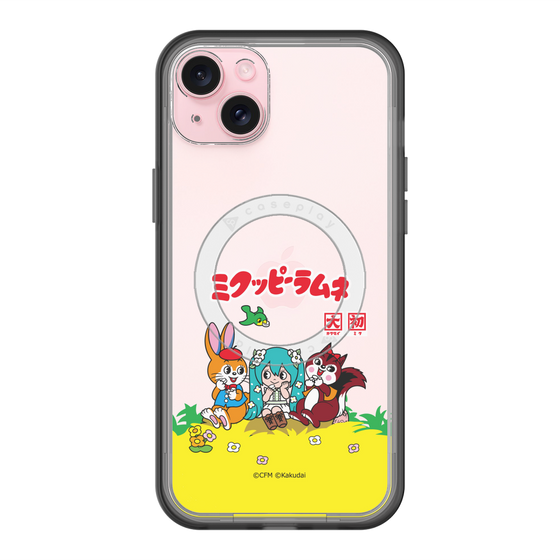 Slim Protection Premium Case with MagSafe［ Hatsune Miku × Kuppy Ramune – Package – Clear ］