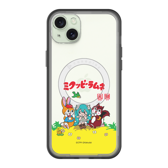 Slim Protection Premium Case with MagSafe［ Hatsune Miku × Kuppy Ramune – Package – Clear ］