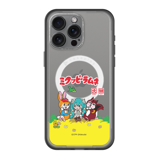 Slim Protection Premium Case with MagSafe［ Hatsune Miku × Kuppy Ramune – Package – Clear ］