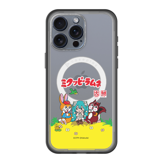 Slim Protection Premium Case with MagSafe［ Hatsune Miku × Kuppy Ramune – Package – Clear ］