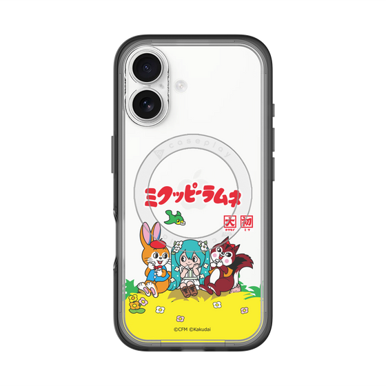 Slim Protection Premium Case with MagSafe［ Hatsune Miku × Kuppy Ramune – Package – Clear ］