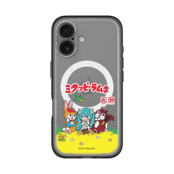 Slim Protection Premium Case with MagSafe［ Hatsune Miku × Kuppy Ramune – Package – Clear ］