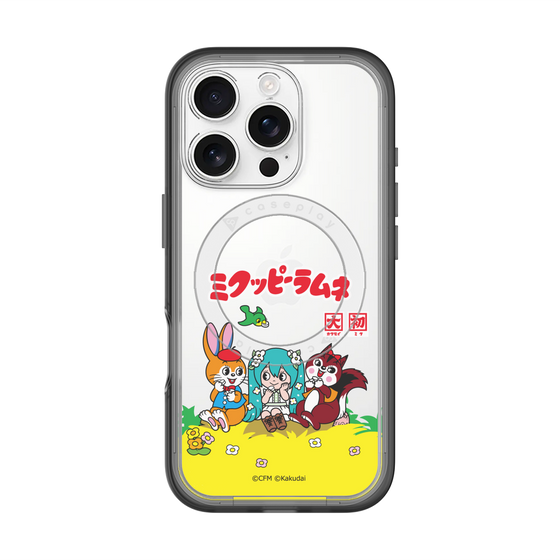 Slim Protection Premium Case with MagSafe［ Hatsune Miku × Kuppy Ramune – Package – Clear ］