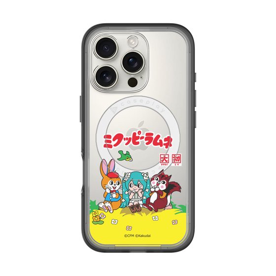 Slim Protection Premium Case with MagSafe［ Hatsune Miku × Kuppy Ramune – Package – Clear ］