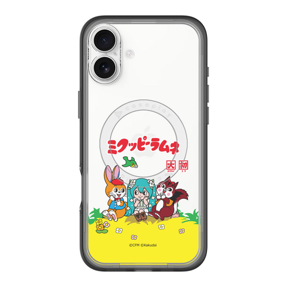 Slim Protection Premium Case with MagSafe［ Hatsune Miku × Kuppy Ramune – Package – Clear ］