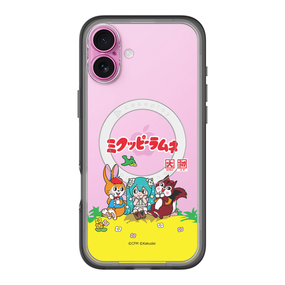 Slim Protection Premium Case with MagSafe［ Hatsune Miku × Kuppy Ramune – Package – Clear ］