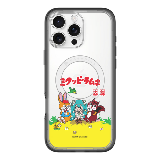 Slim Protection Premium Case with MagSafe［ Hatsune Miku × Kuppy Ramune – Package – Clear ］
