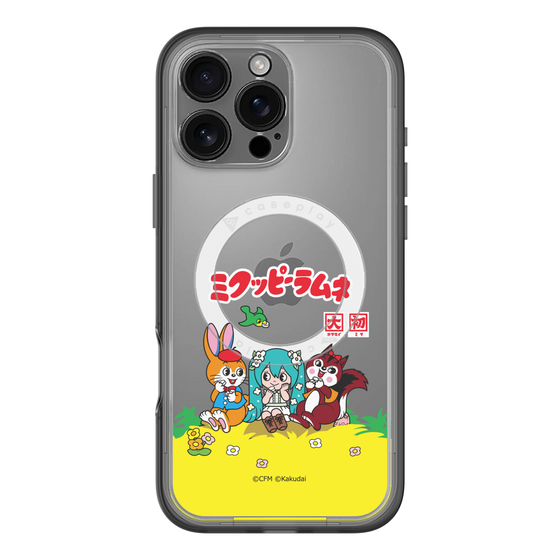 Slim Protection Premium Case with MagSafe［ Hatsune Miku × Kuppy Ramune – Package – Clear ］