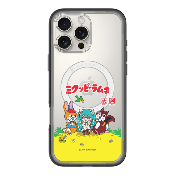 Slim Protection Premium Case with MagSafe［ Hatsune Miku × Kuppy Ramune – Package – Clear ］