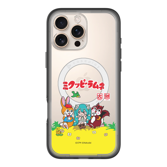 Slim Protection Premium Case with MagSafe［ Hatsune Miku × Kuppy Ramune – Package – Clear ］