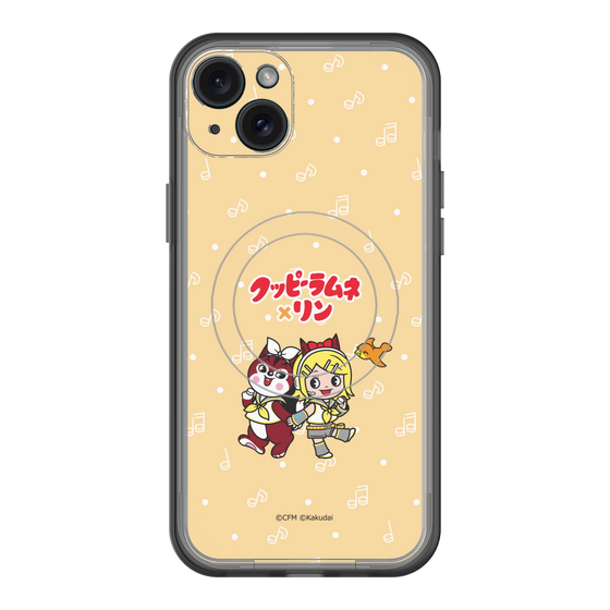 Slim Protection Premium Case with MagSafe［ Hatsune Miku × Kuppy Ramune – Kagamine Rin × Ram – Chibi Illustration ］