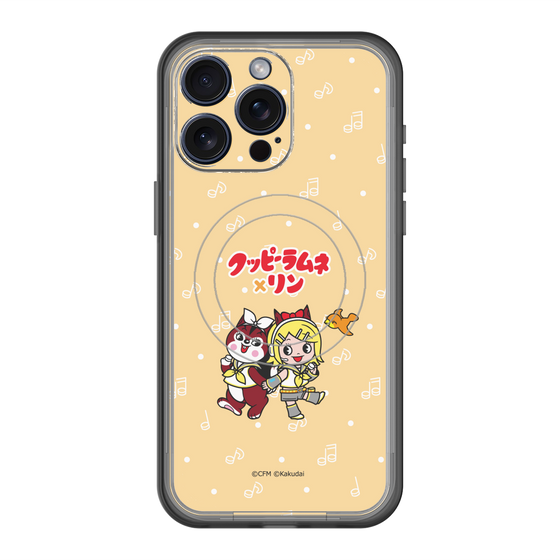 Slim Protection Premium Case with MagSafe［ Hatsune Miku × Kuppy Ramune – Kagamine Rin × Ram – Chibi Illustration ］