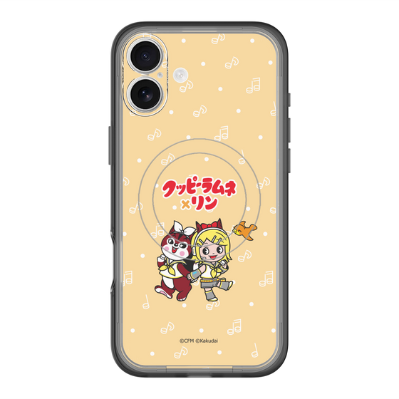Slim Protection Premium Case with MagSafe［ Hatsune Miku × Kuppy Ramune – Kagamine Rin × Ram – Chibi Illustration ］