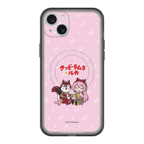 Slim Protection Premium Case with MagSafe［ Hatsune Miku × Kuppy Ramune – Megurine Luka × Ram – Chibi Illustration ］