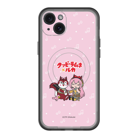 Slim Protection Premium Case with MagSafe［ Hatsune Miku × Kuppy Ramune – Megurine Luka × Ram – Chibi Illustration ］