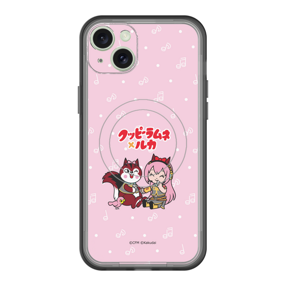 Slim Protection Premium Case with MagSafe［ Hatsune Miku × Kuppy Ramune – Megurine Luka × Ram – Chibi Illustration ］