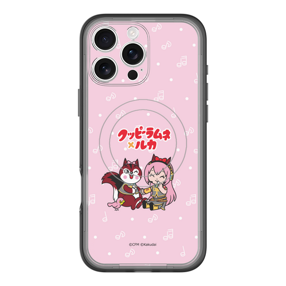 Slim Protection Premium Case with MagSafe［ Hatsune Miku × Kuppy Ramune – Megurine Luka × Ram – Chibi Illustration ］