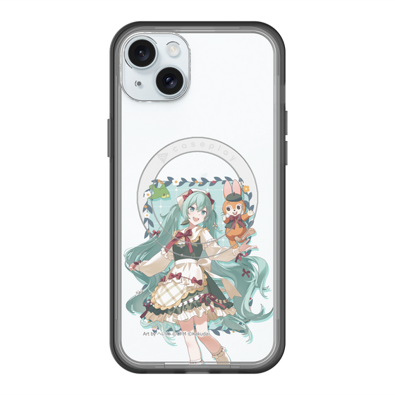 Slim Protection Premium Case with MagSafe［ Hatsune Miku × Kuppy Ramune – Hatsune Miku × Kuppy – Full-body Illustration 1 ］