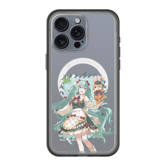 Slim Protection Premium Case with MagSafe［ Hatsune Miku × Kuppy Ramune – Hatsune Miku × Kuppy – Full-body Illustration 1 ］