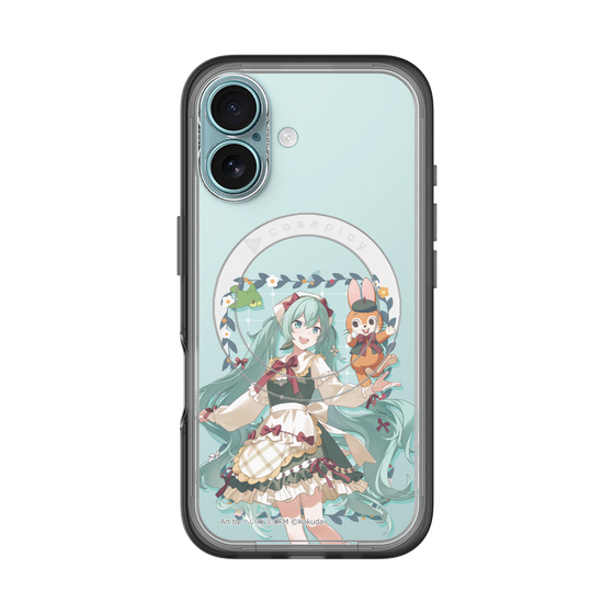 Slim Protection Premium Case with MagSafe［ Hatsune Miku × Kuppy Ramune – Hatsune Miku × Kuppy – Full-body Illustration 1 ］