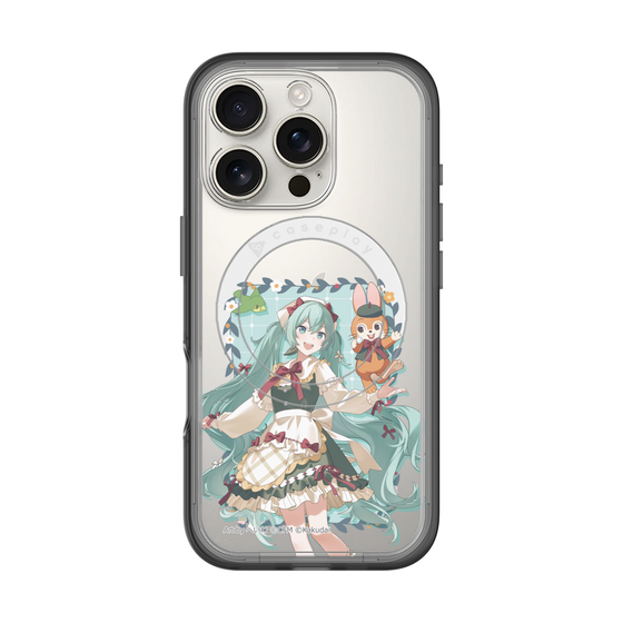 Slim Protection Premium Case with MagSafe［ Hatsune Miku × Kuppy Ramune – Hatsune Miku × Kuppy – Full-body Illustration 1 ］