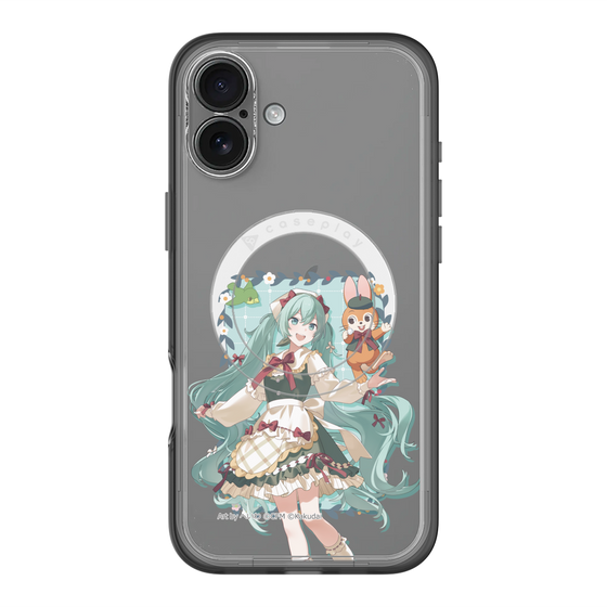 Slim Protection Premium Case with MagSafe［ Hatsune Miku × Kuppy Ramune – Hatsune Miku × Kuppy – Full-body Illustration 1 ］