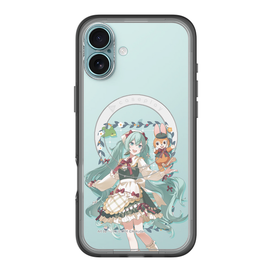 Slim Protection Premium Case with MagSafe［ Hatsune Miku × Kuppy Ramune – Hatsune Miku × Kuppy – Full-body Illustration 1 ］