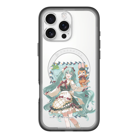 Slim Protection Premium Case with MagSafe［ Hatsune Miku × Kuppy Ramune – Hatsune Miku × Kuppy – Full-body Illustration 1 ］